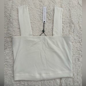 Stillwater ultra soft square neck ribbed tank top